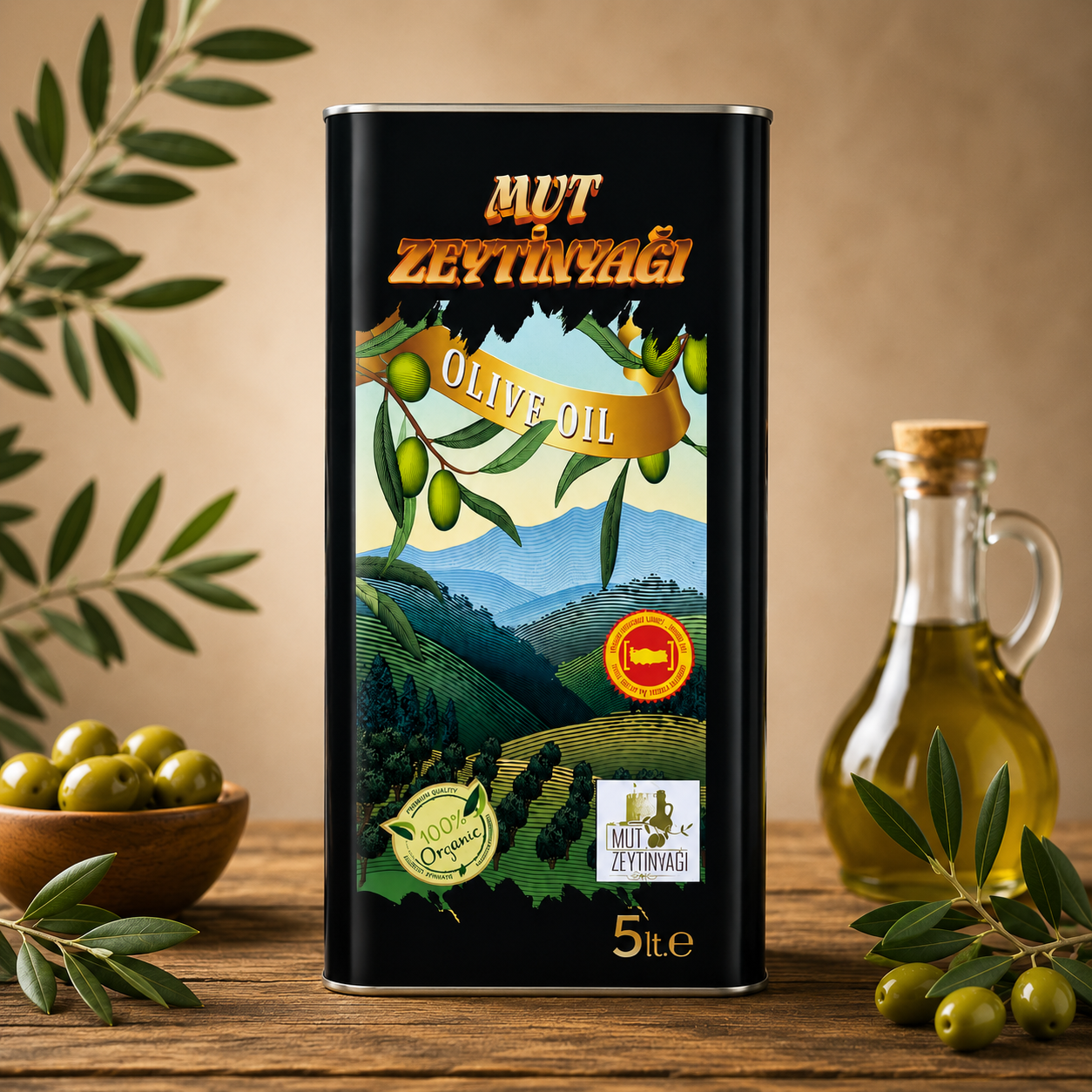 Eler Natural Mut Zeytin Yağı 5 lt